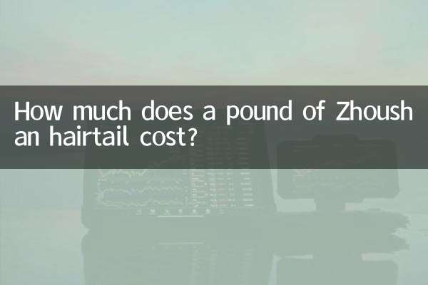 झोउशान हेयरटेल के एक पाउंड की कीमत कितनी है?