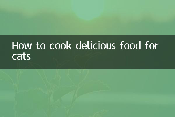 How to cook delicious food for cats