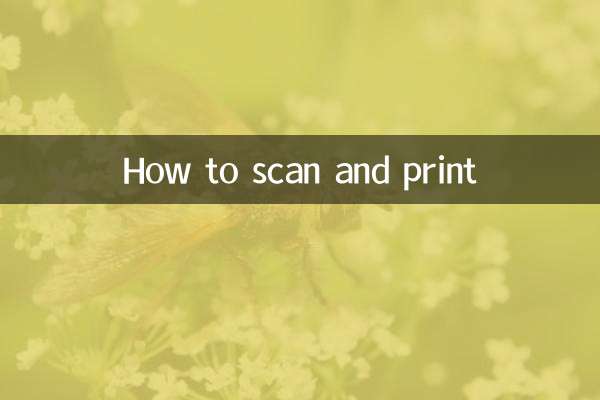 How to scan and print