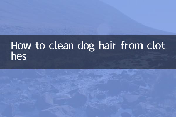 Come pulire i peli del cane dai vestiti