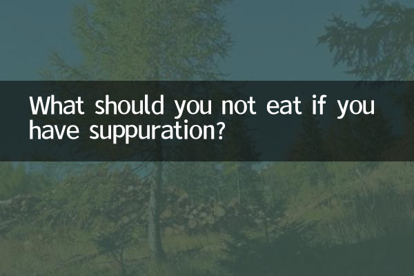 Cosa non dovresti mangiare se hai suppurazione?