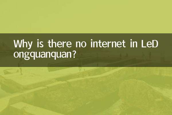 Perché non c'è internet a LeDongquanquan?