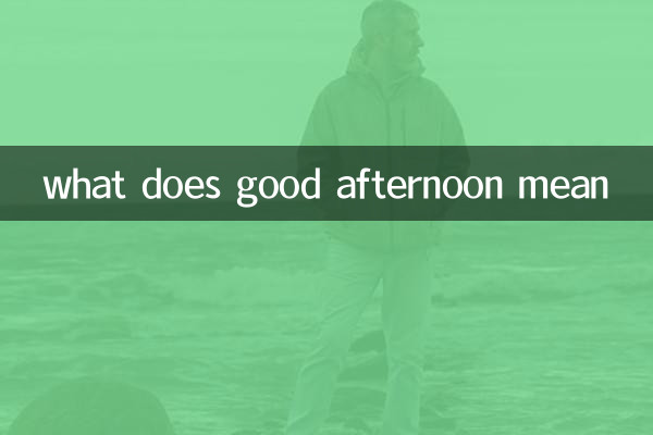 こんにちは とはどういう意味ですか?