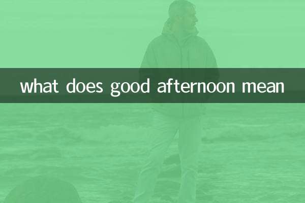 こんにちは とはどういう意味ですか?