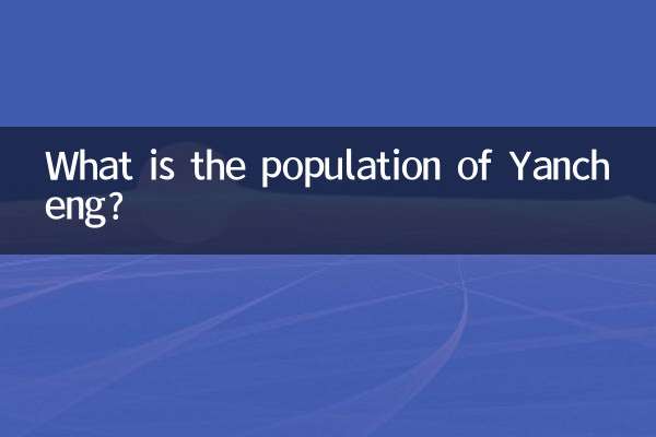 ইয়ানচেং এর জনসংখ্যা কত?