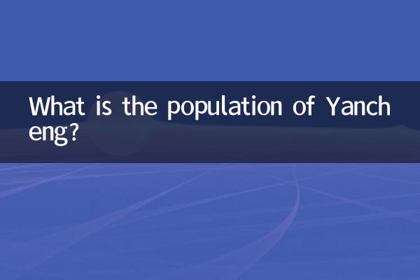 ইয়ানচেং এর জনসংখ্যা কত?