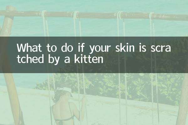 اگر پوست شما توسط بچه گربه خراشیده شد چه باید کرد؟