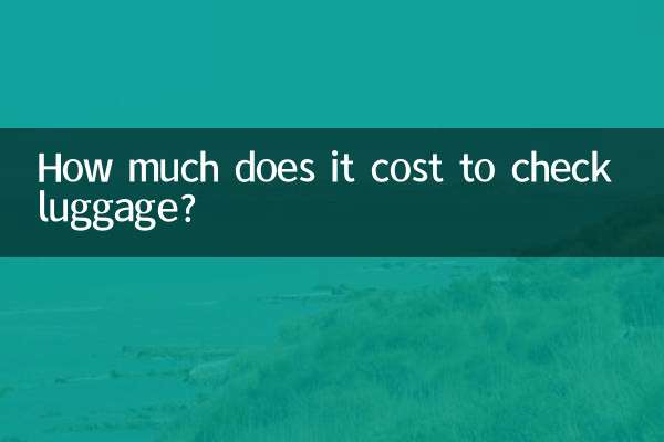 ¿Cuánto cuesta facturar equipaje?