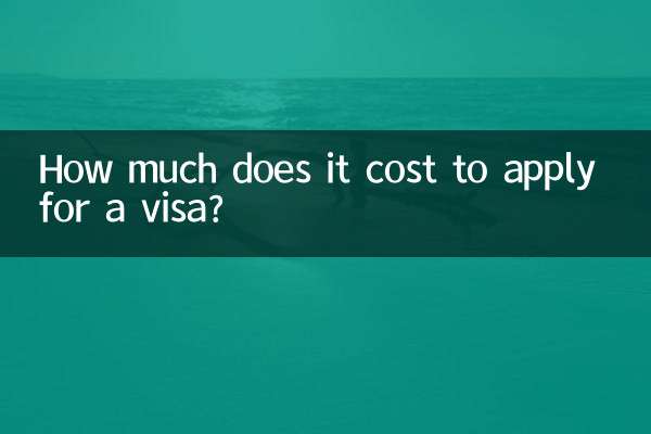 How much does it cost to apply for a visa?