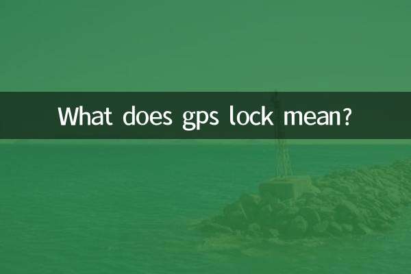 Was bedeutet GPS-Sperre?