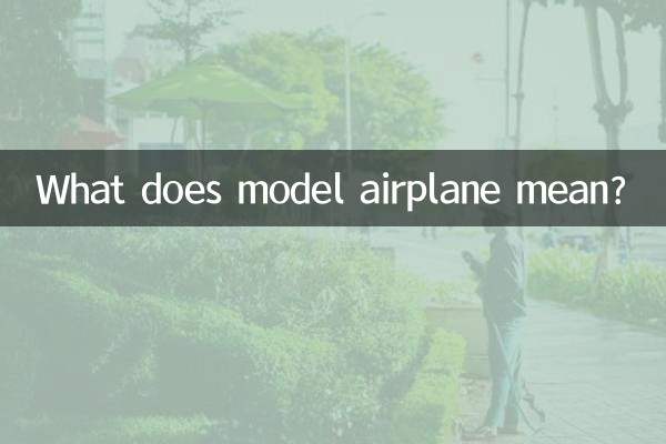 模型飛行機ってどういう意味ですか？