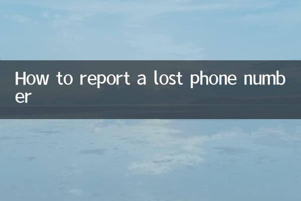 電話番号を紛失した場合の報告方法
