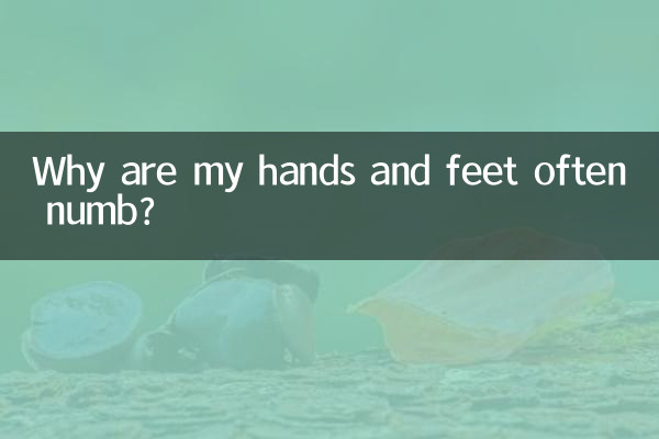 ¿Por qué a menudo tengo las manos y los pies entumecidos?