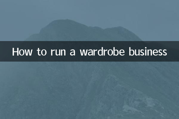 Come gestire un'attività di guardaroba