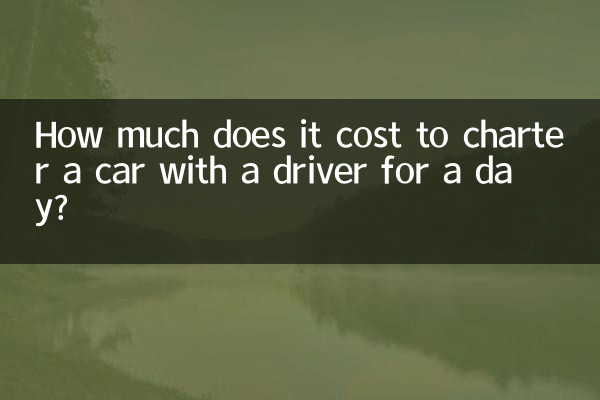운전기사가 있는 차량을 하루 동안 빌리는 데 비용이 얼마나 드나요?