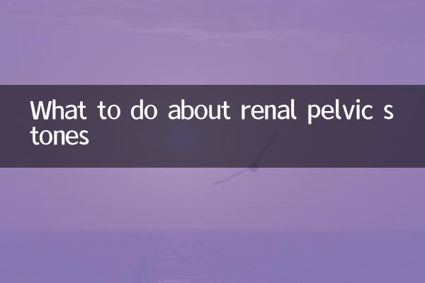 肾盂结石怎么办
