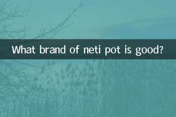 Quale marca di neti pot è buona?