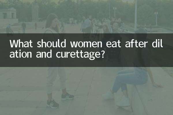 Was sollten Frauen nach der Dilatation und Kürettage essen?
