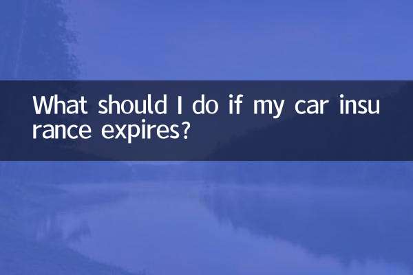 What should I do if my car insurance expires?
