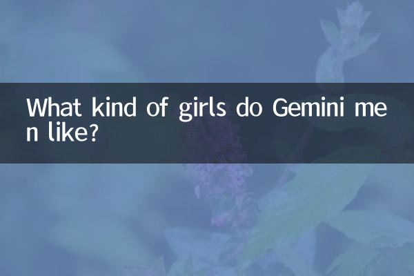 What kind of girls do Gemini men like?