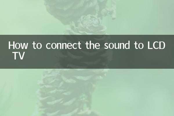 Come collegare l'audio alla TV LCD