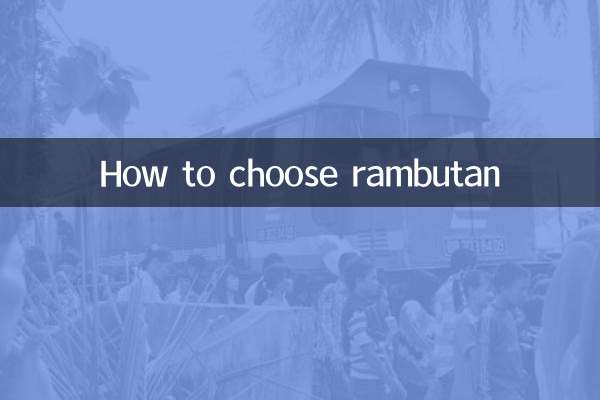 نحوه انتخاب رامبوتان