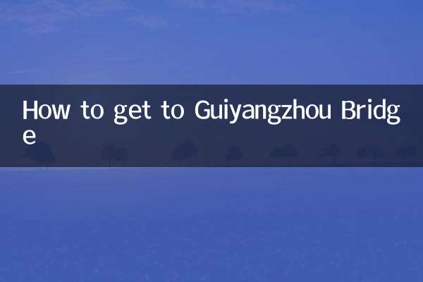 Cómo llegar al puente Guiyangzhou