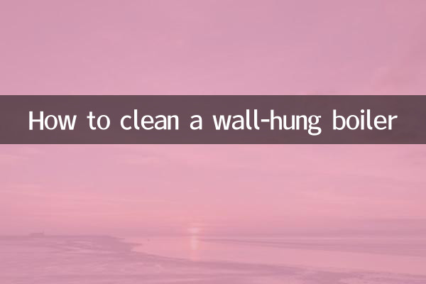 Come pulire una caldaia murale