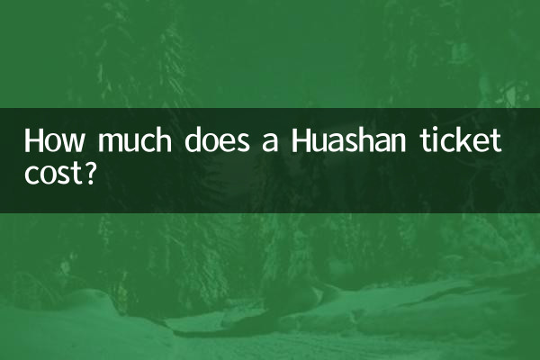 Wie viel kostet ein Huashan-Ticket?