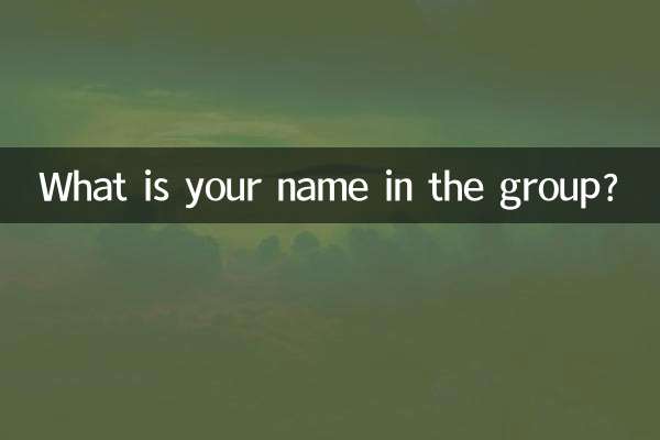 ما اسمك في المجموعة؟