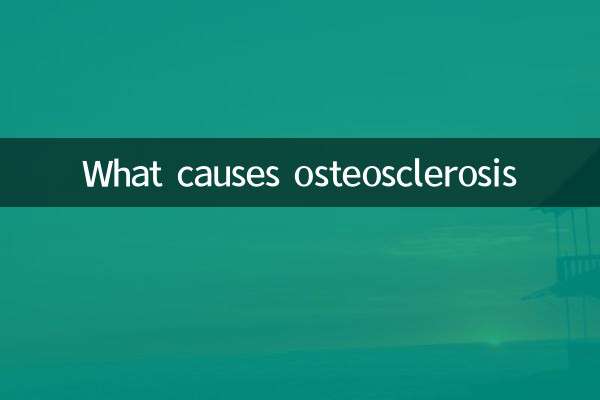 O que causa a osteosclerose