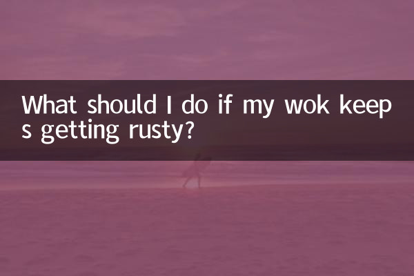 Cosa devo fare se il mio wok continua ad arrugginirsi?