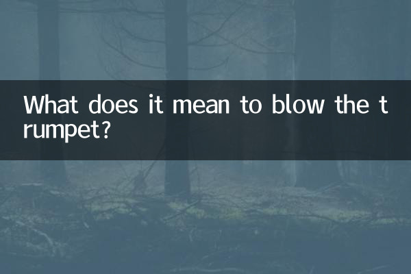 O que significa tocar a trombeta?