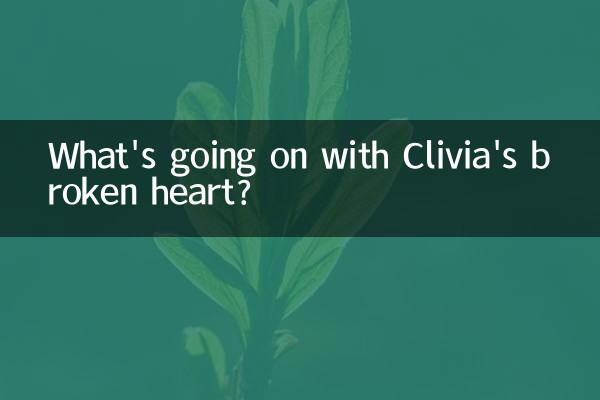 با قلب شکسته کلیویا چه می گذرد؟