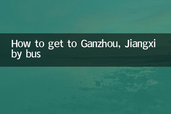 Come arrivare a Ganzhou, Jiangxi in autobus