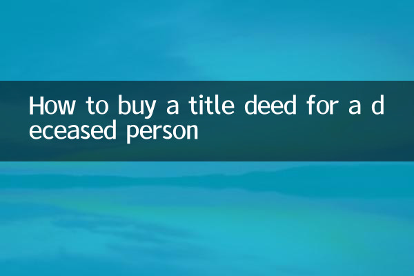 怎麼給亡人買地契
