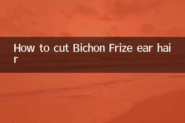 Как подстричь уши Бишон Фризе