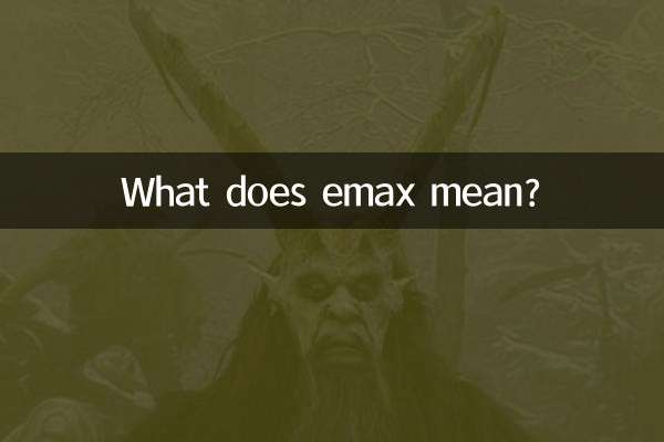 emax是什麼意思
