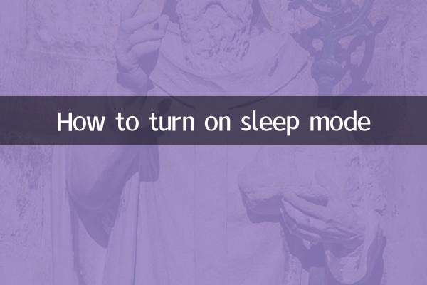 So aktivieren Sie den Schlafmodus