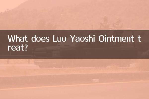 Luo Yaoshi 연고는 무엇을 치료합니까?