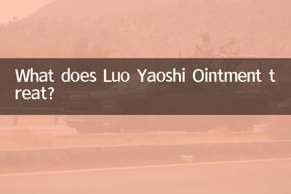 Luo Yaoshi 연고는 무엇을 치료합니까?