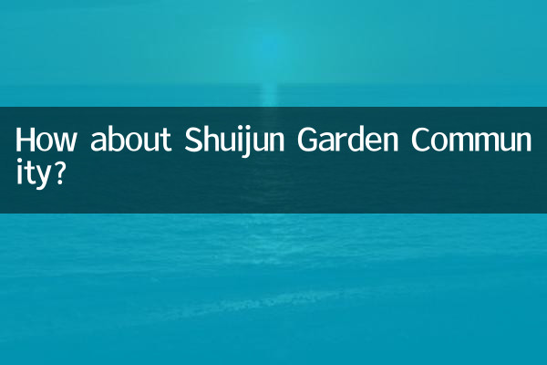 ¿Qué tal la Comunidad Jardín Shuijun?