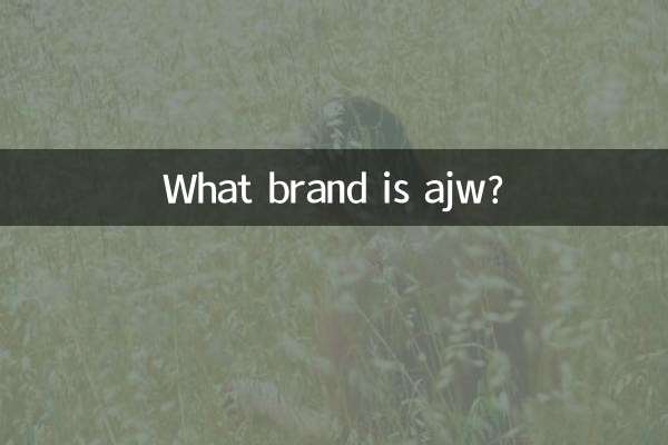 Qual marca é ajw?