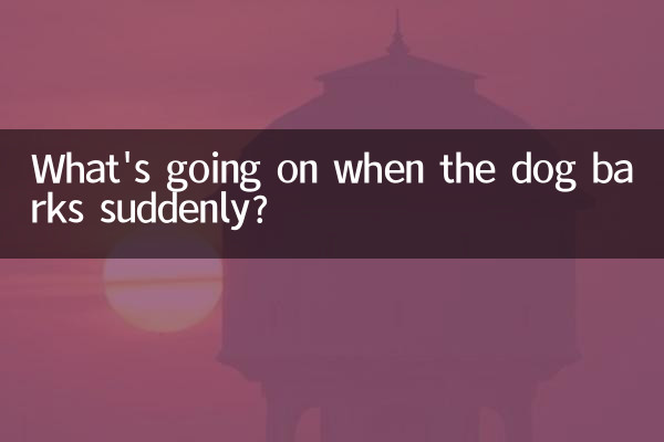 ماذا يحدث عندما ينبح الكلب فجأة؟