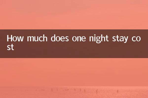 How much does one night stay cost