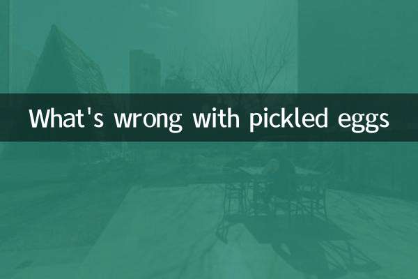 What's wrong with pickled eggs