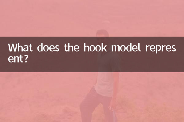 What does the hook model represent?