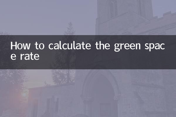 Come calcolare il tasso di spazio verde