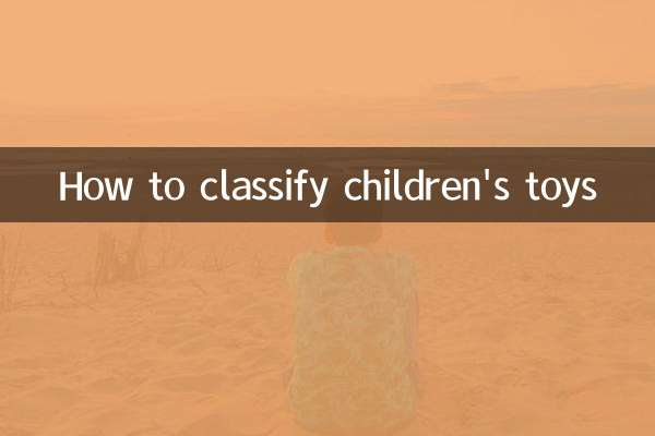 Cómo clasificar los juguetes de los niños