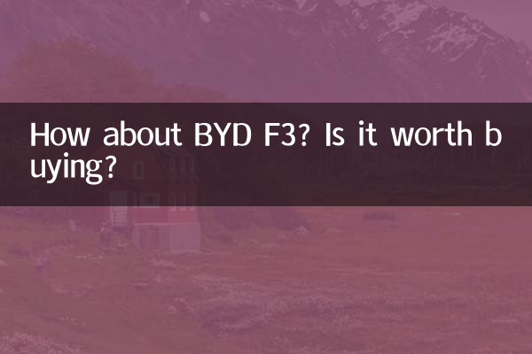 BYD F3 के बारे में क्या ख्याल है? क्या यह खरीदने लायक है?